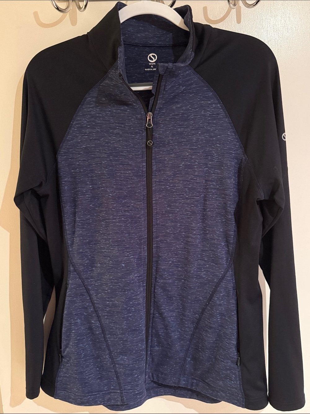 Shape Activewear Navy Performance Zip Jacket | Women’s XL